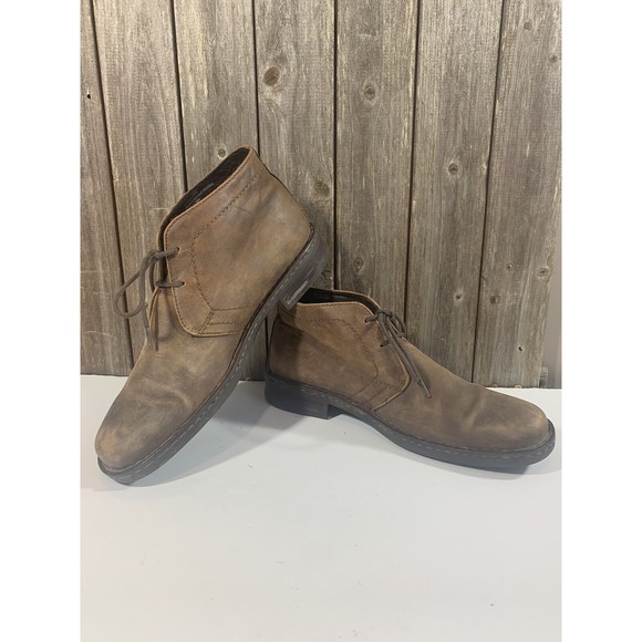 Born Harrison Chukka Brown Leather Boots Mens Shoe Size 10.5 - Picture 6 of 11